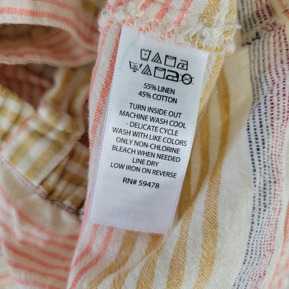 Pale Yellow Smocked Crop Tank Top - Picture 6 of 8